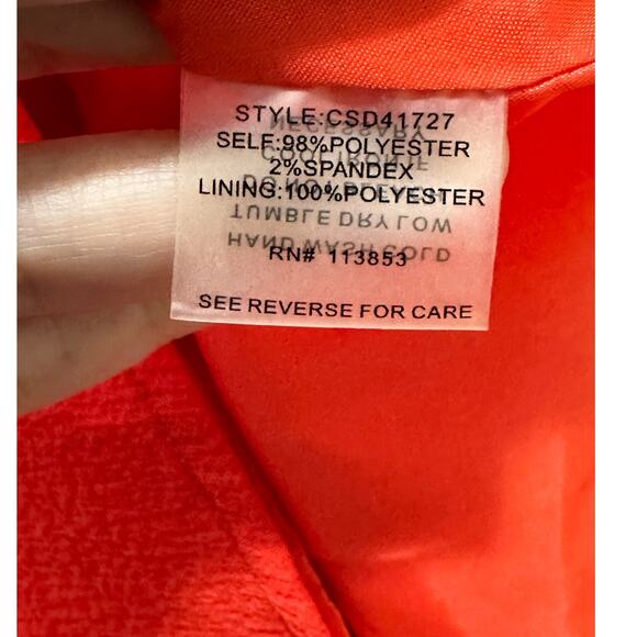 Sugar + Lips red off shoulder mini dress size Small - Picture 4 of 13